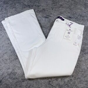NWT Gloria Vanderbilt Bootcut Jeans Women's 16P White‎ Classic Amanda Slimming